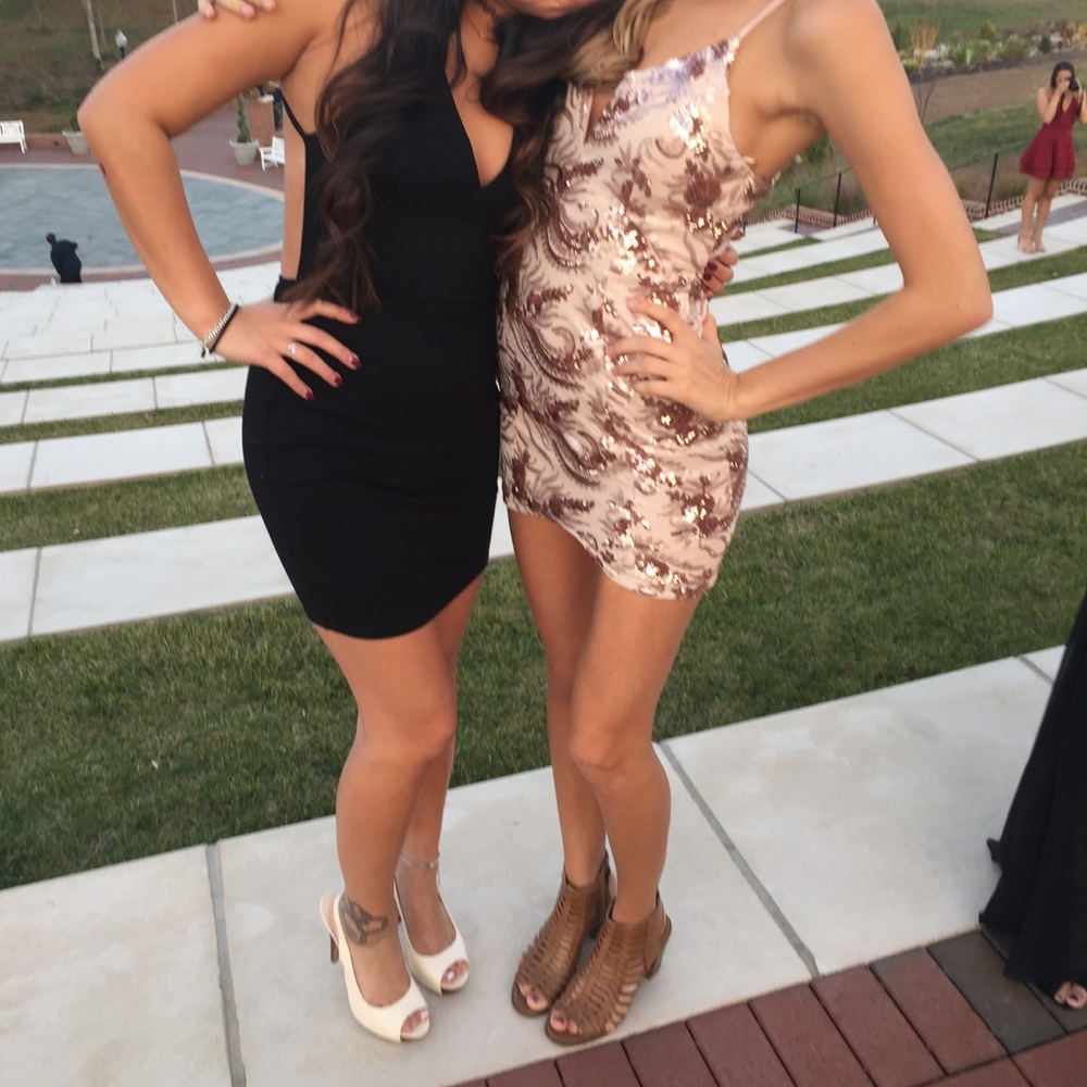 Sparkly mini dress